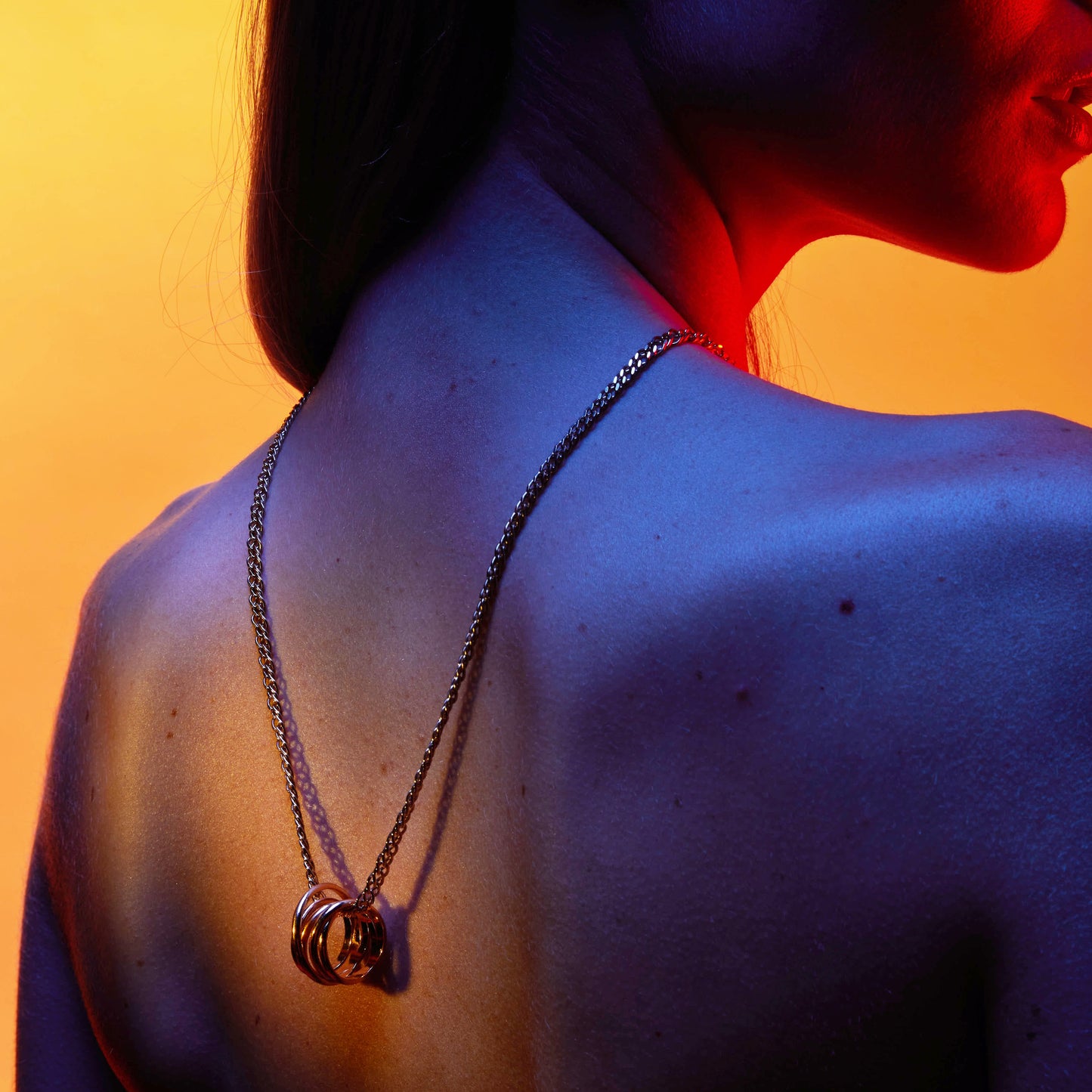 COLLIER ARGENT LOUA VERMEIL